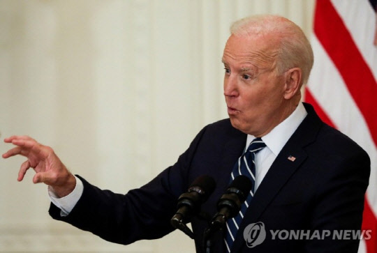 바이든 미국 대통령. 연합뉴스